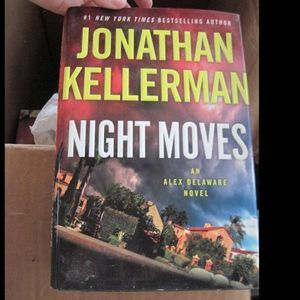 Jonathan Kellerman Night Moves Alex Delaware Hardcover Dust Jacket Bundle for $1